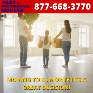 Moving to El Monte it's a great decision!
