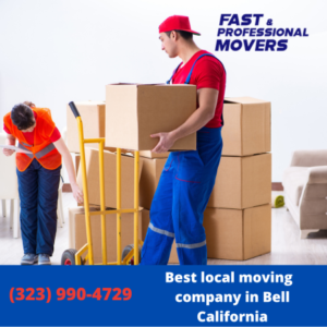 Best local moving company in Bell California