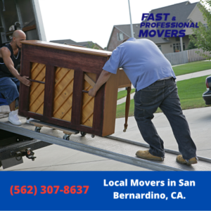 Local Movers in San Bernardino, CA.